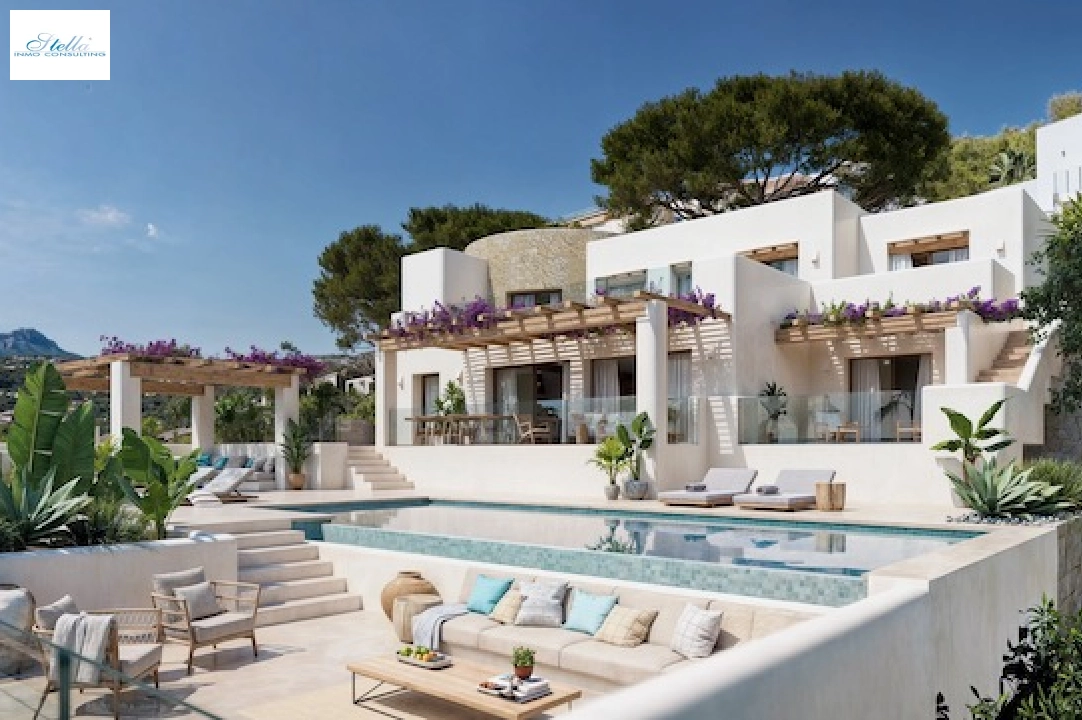 Villa in Moraira(San Jaime) zu verkaufen, Wohnfläche 333 m², Klimaanlage, Grundstück 1330 m², 5 Schlafzimmer, 5 Badezimmer, Pool, ref.: CA-H-1842-AMBI-9