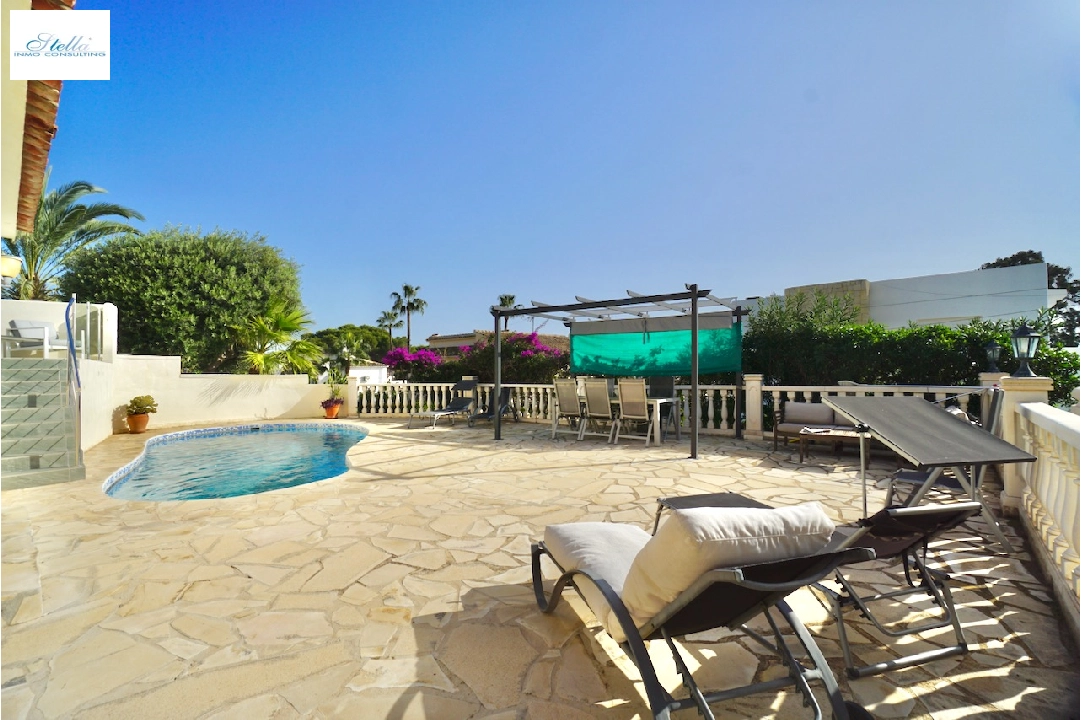 Villa in Benissa(Montemar) zu verkaufen, Wohnfläche 165 m², Grundstück 823 m², 3 Schlafzimmer, 2 Badezimmer, Pool, ref.: CA-H-1845-AMB-16