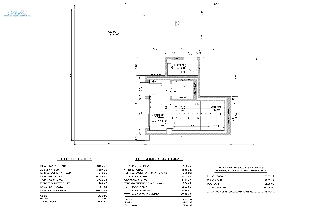 Villa in Calpe(Ortembach) zu verkaufen, Wohnfläche 350 m², Klimaanlage, Grundstück 792 m², 4 Schlafzimmer, 4 Badezimmer, Pool, ref.: CA-H-1849-AMBE-33