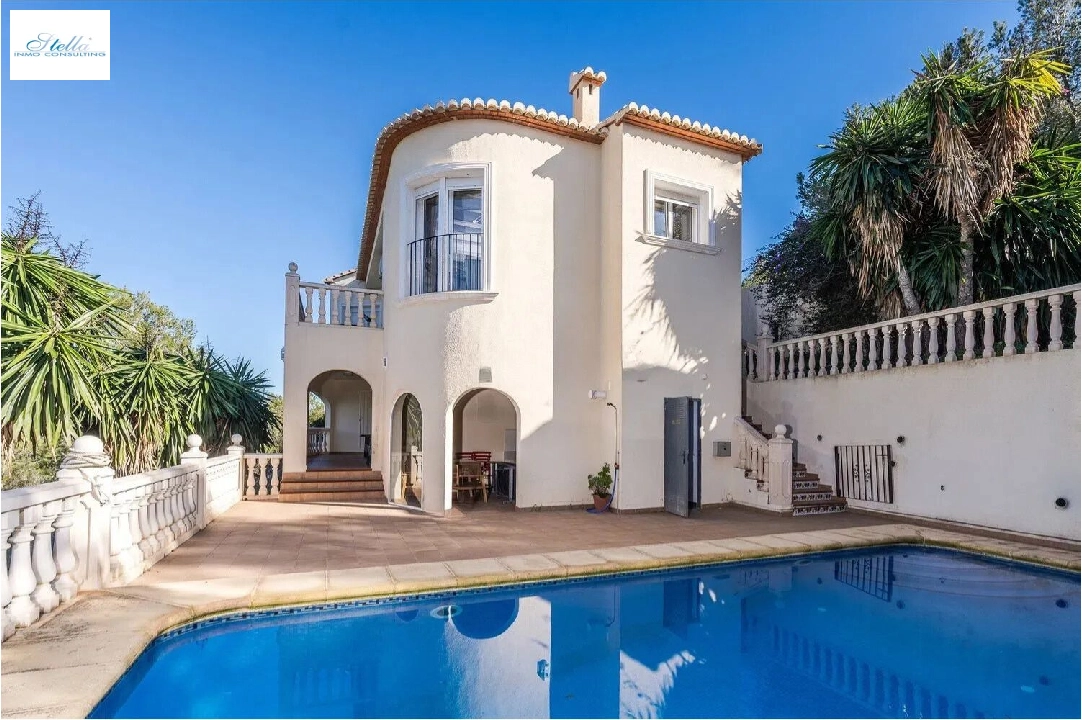 Villa in Javea zu verkaufen, Wohnfläche 130 m², + Zentralheizung, Klimaanlage, Grundstück 1000 m², 3 Schlafzimmer, 2 Badezimmer, Pool, ref.: PR-PPS3194-1