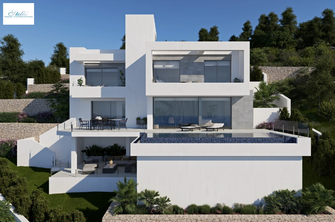 Villa in Cumbre del Sol(Cumbre del Sol) zu verkaufen, Wohnfläche 365 m², Grundstück 748 m², 3 Schlafzimmer, 3 Badezimmer, Pool, ref.: VA-AJ240-5