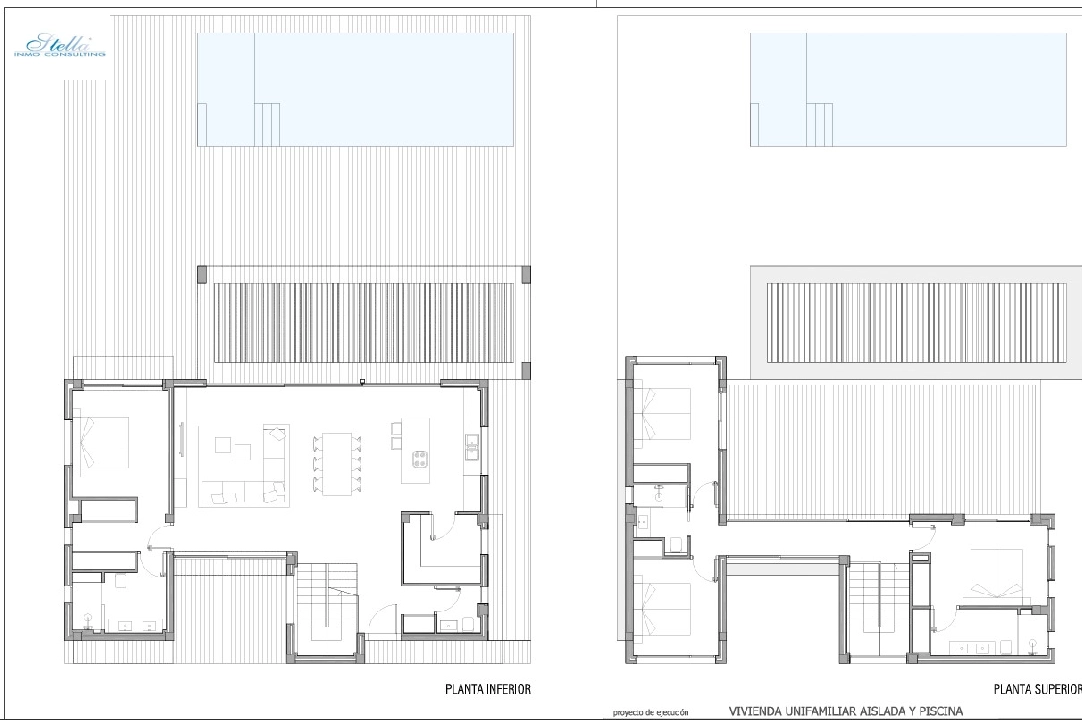 Villa in Javea zu verkaufen, Wohnfläche 246 m², Baujahr 2024, Klimaanlage, Grundstück 1003 m², 4 Schlafzimmer, 3 Badezimmer, Pool, ref.: BP-4435JAV-10