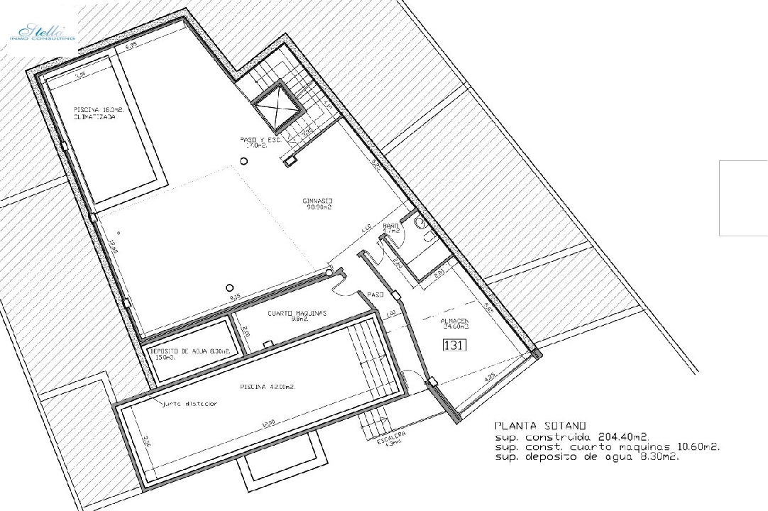 Villa in Benissa(La Fustera) zu verkaufen, Wohnfläche 770 m², Baujahr 2017, Klimaanlage, Grundstück 1795 m², 4 Schlafzimmer, Pool, ref.: BP-4442BEN-46