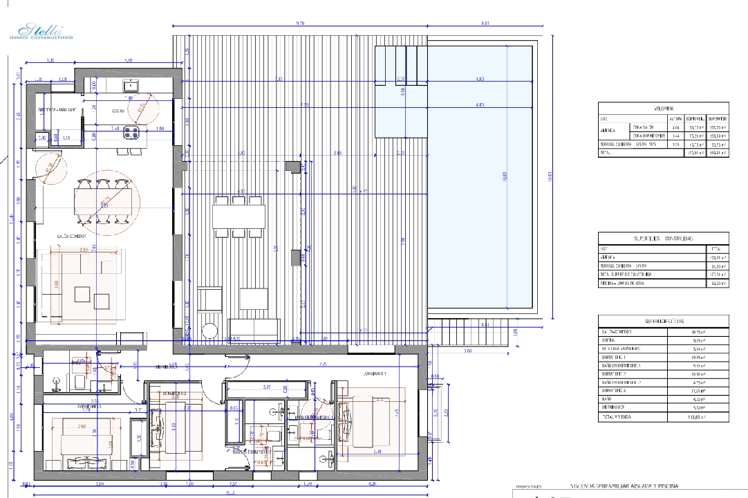 Villa in Javea zu verkaufen, Wohnfläche 170 m², Baujahr 2025, Klimaanlage, Grundstück 1000 m², 3 Schlafzimmer, 3 Badezimmer, Pool, ref.: BP-C3XY4472JAV-8