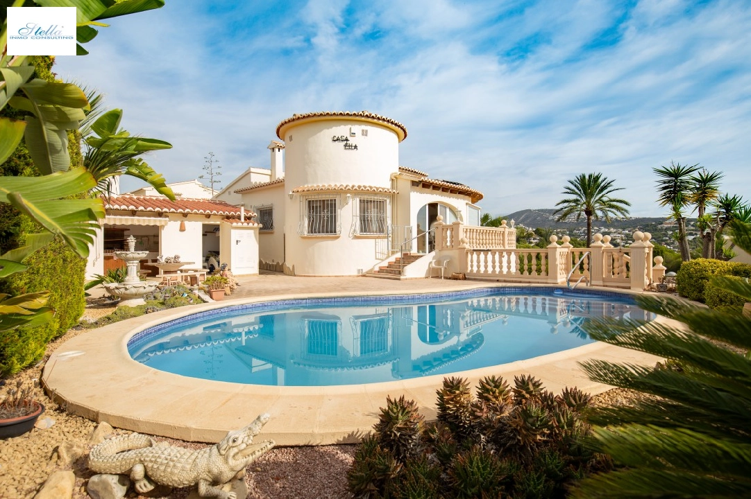 Villa in Moraira(Pla del Mar) zu verkaufen, Wohnfläche 310 m², Grundstück 900 m², 5 Schlafzimmer, 4 Badezimmer, Pool, ref.: CPS-252-1