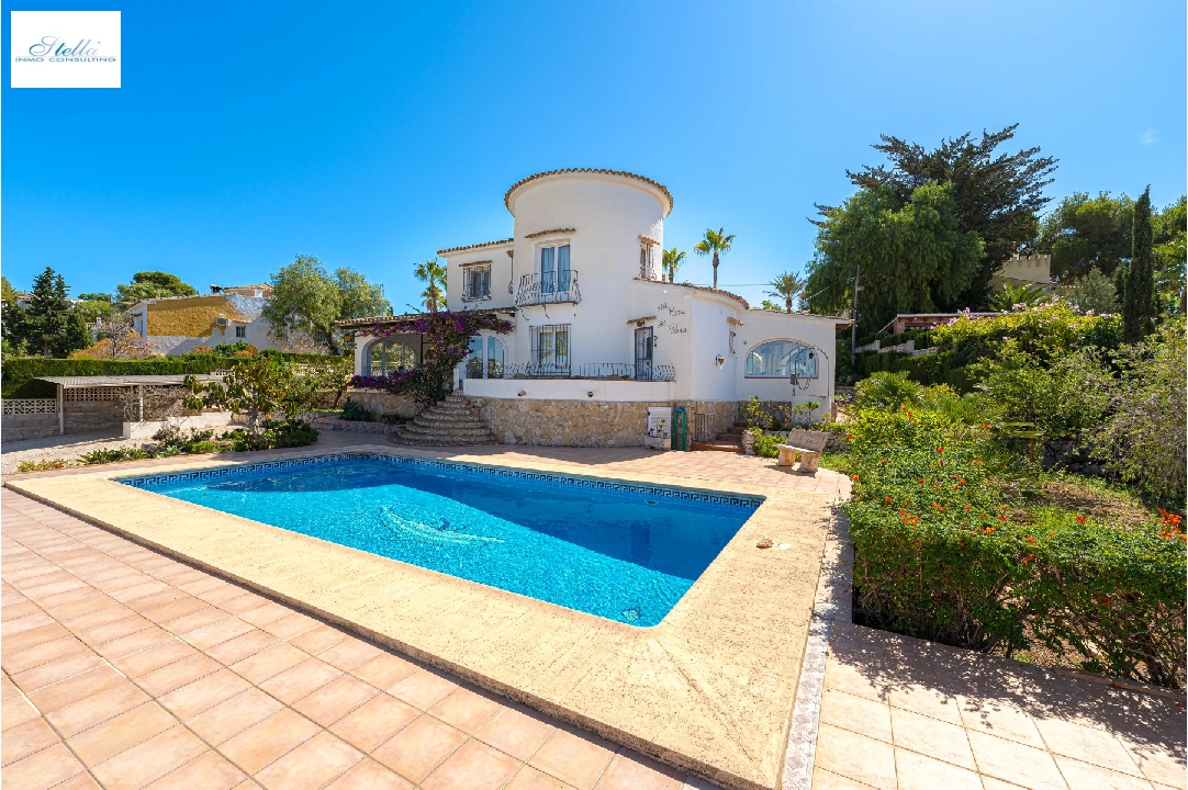 Villa in Moraira(Moraira beach) zu verkaufen, Wohnfläche 290 m², Grundstück 1167 m², 3 Schlafzimmer, 2 Badezimmer, Pool, ref.: CPS-MOR287-1