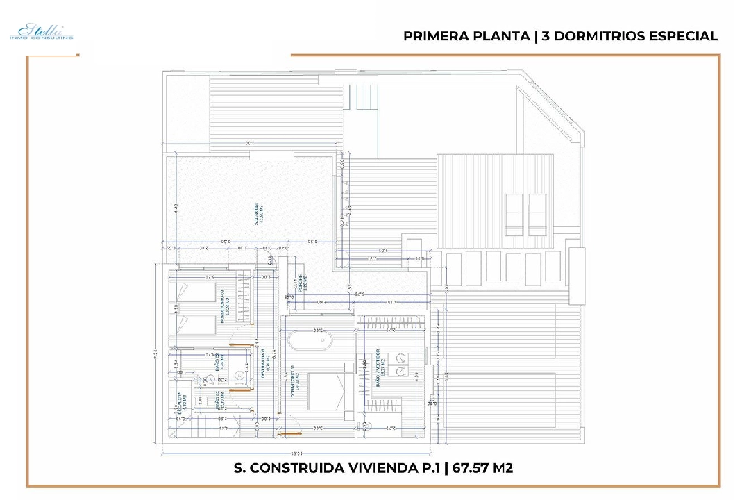 Villa in Roldan zu verkaufen, Wohnfläche 113 m², Zustand Erstbezug, Grundstück 198 m², 3 Schlafzimmer, 2 Badezimmer, Pool, ref.: HA-RDN-120-E02-14