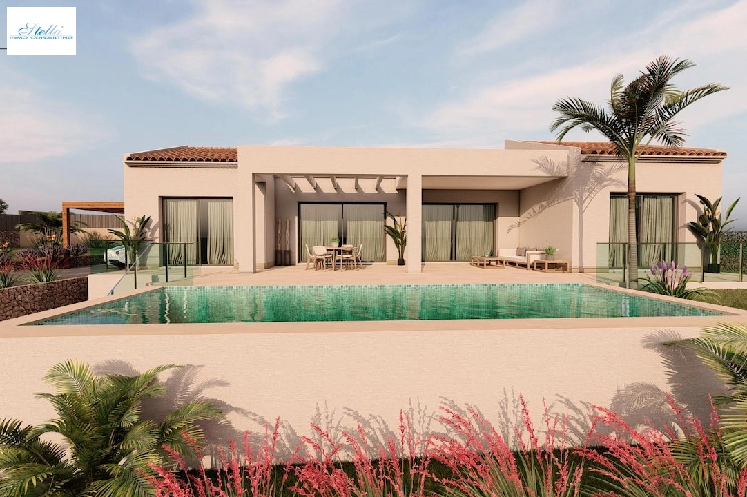 Villa in Javea(Laderas) zu verkaufen, Wohnfläche 226 m², Klimaanlage, Grundstück 1186 m², 4 Schlafzimmer, 3 Badezimmer, Pool, ref.: CA-H-1865-AMB-1