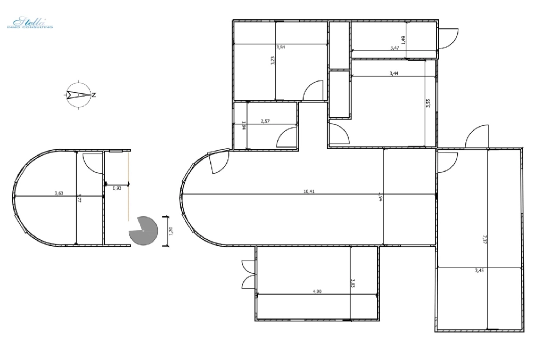 Villa in Els Poblets zu verkaufen, Wohnfläche 117 m², Baujahr 1985, + Ofen, Klimaanlage, Grundstück 420 m², 3 Schlafzimmer, 1 Badezimmer, Pool, ref.: O-V93414-20