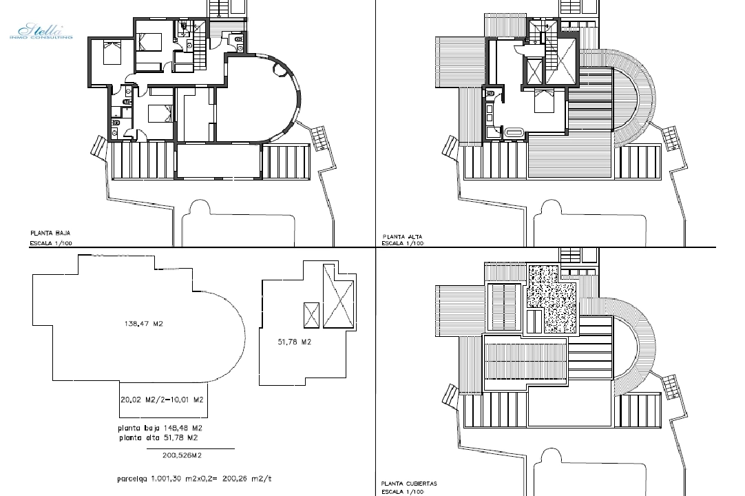 Villa in Javea zu verkaufen, Wohnfläche 226 m², Baujahr 2025, Klimaanlage, Grundstück 1001 m², 4 Schlafzimmer, 4 Badezimmer, Pool, ref.: BP-C3XY4479JAV-17